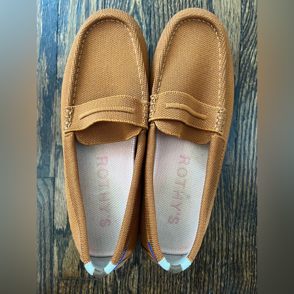 Rothy's Driver Loafers Caramel